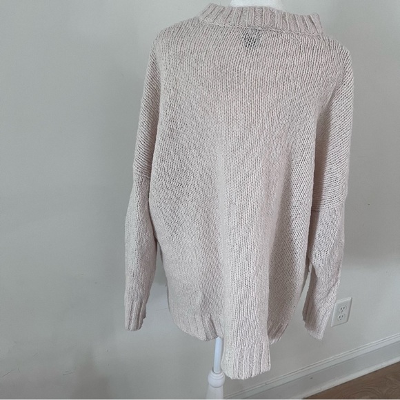 Aerie Wool/Alpaca Blend Oversized Slouchy Crewneck Sweater |Size Medium| - Picture 3 of 6